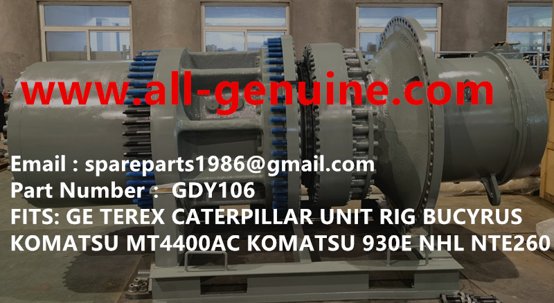 TEREX GE WHEEL MOTOR KOMATSU MT4400AC UNIT RIG BUCYRUS CATERPILLAR NHL MT4400AC MT3600 MT3700 NTE240 NTE260 BELAZ XCMG XDE240 XDE260 75306 75131 KOMATSU 830E GE GENERAL ELECTRIC 930E GDY106 WHEEL MOTOR ASSY