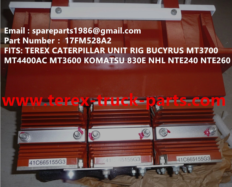 TEREX GE WHEEL MOTOR KOMATSU MT4400AC UNIT RIG BUCYRUS CATERPILLAR NHL MT4400AC MT3600 MT3700 NTE240 NTE260 BELAZ XCMG XDE240 XDE260 75306 75131 KOMATSU 830E GE GENERAL ELECTRIC 930E RECTIFIER PANEL 17FM528A2