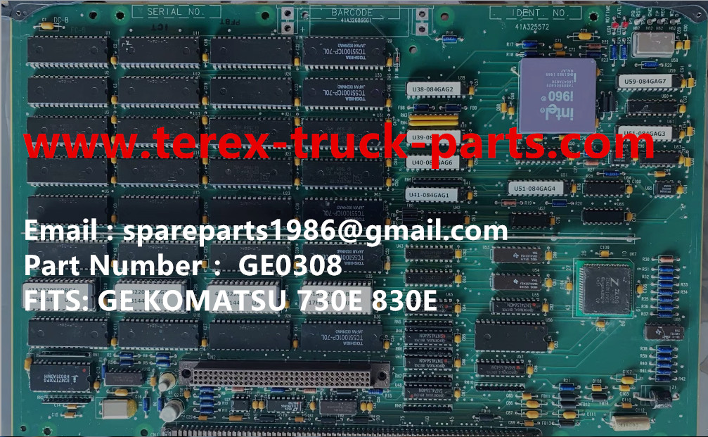TEREX GE 17FB160 17FB173 17FB174 17FB179 17FB187 17FB197 KOMATSU MT4400AC UNIT RIG BUCYRUS CATERPILLAR NHL MT4400AC MT3600 MT3700 NTE240 NTE260 BELAZ XCMG XDE240 XDE260 75306 75131 KOMATSU 830E GE GENERAL ELECTRIC 930E CARD GE0308