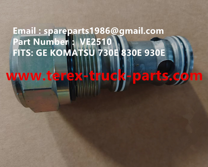 KOMATSU VE2510 PRESSURE SENSE VALVE CARTRIDGE