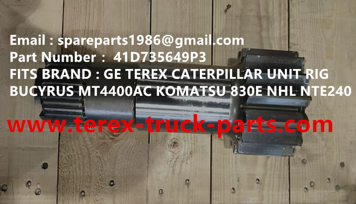 NHL NTE240 NTE260 NTE160 BUCYRUS MT3600 MT4400AC MT3700 MT3300 KOMATSU 830E 903E 730E GE 41D735649P3 GEAR