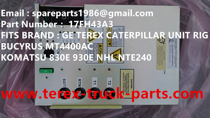 17FH43A3 POWER SUPPLY GE KOMATSU WHEEL MOTOR TRUCK OFF HIGHWAY TRUCK HAULER KOMATSU 730E 830E 930E 960E
