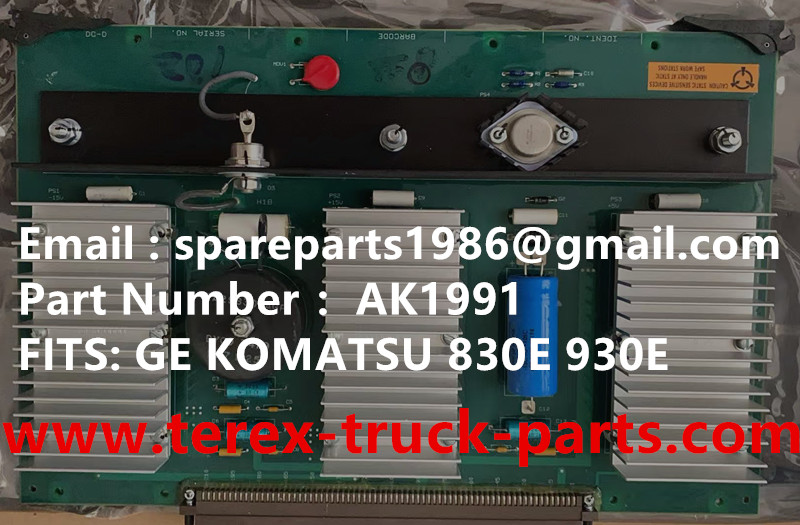AK1991 CARD 小松 58F-30-00311 58F-30-00310 930E-4 930E-5 5GDY106 MOTOR TEREX RIGID DUMP TRUCK HALUER OFF HIGHWAY GE WHEEL MOTOR KOMATSU 730E 830E 930E 960E TEREX BUCYRUS MT4400AC MINING DUMP TRUCK