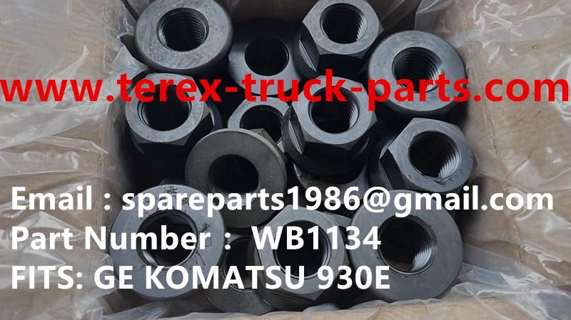 WB1134 NUT KOMATSU 58F-30-00311 58F-30-00310 930E-4 930E-5 5GDY106 MOTOR TEREX RIGID DUMP TRUCK HALUER OFF HIGHWAY GE WHEEL MOTOR KOMATSU 730E 830E 930E 960E TEREX BUCYRUS MT4400AC MINING DUMP TRUCK