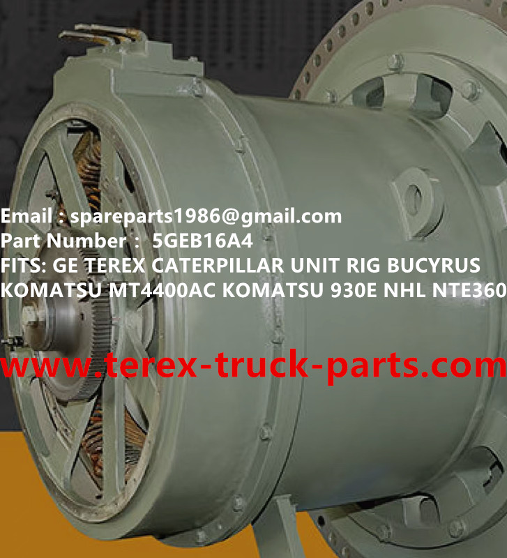 TEREX GE WHEEL MOTOR KOMATSU MT4400AC UNIT RIG BUCYRUS CATERPILLAR NHL MT4400AC MT3600 MT3700 NTE240 NTE260 BELAZ XCMG XDE240 XDE260 75306 75131 KOMATSU 830E GE GENERAL ELECTRIC 930E 5GEB16A4 WHEEL MOTOR