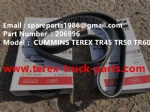 TEREX NHL GE CUMMINS ENGINE OFF HIGHWAY RIGID DUMP TRUCK MINING HAULER GE TR60 TR70 TR100 ALLISON TRANSMISSION 206996 BELT