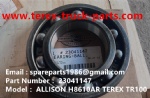 TEREX HAULER MINING RIGID DUMP TRUCK ALLISON TRANSMISSON BEARING 23041147