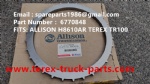 TEREX HAULER MINING RIGID DUMP TRUCK KOMATSU WHEEL MOTOR BUCYRUS UNIT RIG  MT3600 MT4400AC NTE240 NTE260 KOMATSU BELAZ 75313 830E 930E BELAZ 75131 WHEEL MOTOR ASSY PLATE 6770848