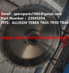 TEREX NHL TR35 3305F 3305G 3305K 3305B RIGID DUMP TRUCK HAULER ALLISON 4430 TRANSMISSION FLYWHEEL 23045954