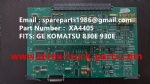 TEREX GE WHEEL MOTOR KOMATSU MT4400AC UNIT RIG BUCYRUS CATERPILLAR NHL MT4400AC MT3600 MT3700 NTE240 NTE260 BELAZ XCMG XDE240 XDE260 75306 75131 KOMATSU 830E GE GENERAL ELECTRIC 930E XA4405 CARD