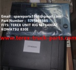 TEREX GE WHEEL MOTOR KOMATSU MT4400AC UNIT RIG BUCYRUS CATERPILLAR NHL MT4400AC MT3600 MT3700 NTE240 NTE260 BELAZ XCMG XDE240 XDE260 75306 75131 KOMATSU 830E GE GENERAL ELECTRIC 930E 17FM693B5 DISPLAY DID