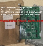 TEREX GE WHEEL MOTOR KOMATSU MT4400AC UNIT RIG BUCYRUS CATERPILLAR NHL MT4400AC MT3600 MT3700 NTE240 NTE260 BELAZ XCMG XDE240 XDE260 75306 75131 KOMATSU 830E GE GENERAL ELECTRIC 930E CARD 17FB191A4F