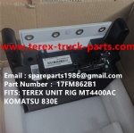 TEREX GE WHEEL MOTOR KOMATSU MT4400AC UNIT RIG BUCYRUS CATERPILLAR NHL MT4400AC MT3600 MT3700 NTE240 NTE260 BELAZ XCMG XDE240 XDE260 75306 75131 KOMATSU 830E GE GENERAL ELECTRIC 930E IGBT 17FM862B1