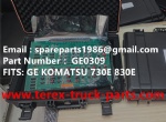 TEREX GE 17FB160 17FB173 17FB174 17FB179 17FB187 17FB190 17FB197 WHEEL MOTOR KOMATSU MT4400AC UNIT RIG BUCYRUS CATERPILLAR NHL MT4400AC MT3600 MT3700 NTE240 NTE260 BELAZ XCMG XDE240 XDE260 75306 75131 KOMATSU 830E GE GENERAL ELECTRIC 930E CARD GE0309