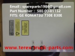 TEREX GE WHEEL MOTOR KOMATSU MT4400AC UNIT RIG BUCYRUS CATERPILLAR NHL MT4400AC MT3600 MT3700 NTE240 NTE260 BELAZ XCMG XDE240 XDE260 75306 75131 KOMATSU 830E GE GENERAL ELECTRIC 930E WHEEL MOTOR ASSY POWER SUPPLY 58E‑00‑01152