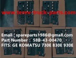 58B-43-00470 CARD KOMATSU 830E 903E 730E GE NHL NTE240 NTE260 NTE160 BUCYRUS MT3600 MT4400AC MT3700 MT3300 BELAZ 75306 75131