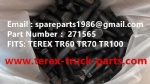 271565 BOLT TEREX TR60 TR70 TR100 TR50 MINING DUMP TRUCK